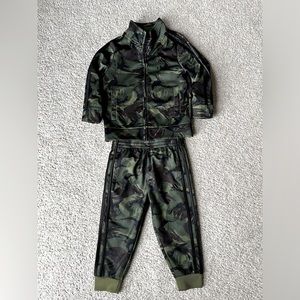 Toddler Adidas camo outfit